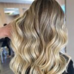 Blonde mix waves extensions