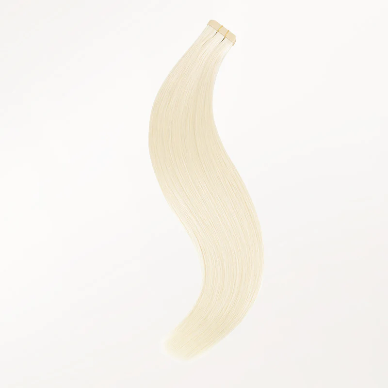 Platinum Blonde (60A) Remy Tape-In Hair Extensions- #60A Platinum Blonde (50g Pack) | Signature Range